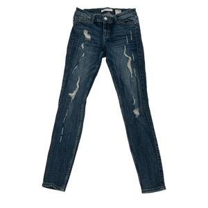 Eunina Mica Low Rise Skinny Ankle Distressed Jeans Size 5 Women’s